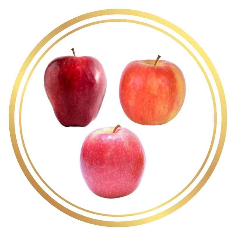 Gala + Pink Lady + Red Delicious