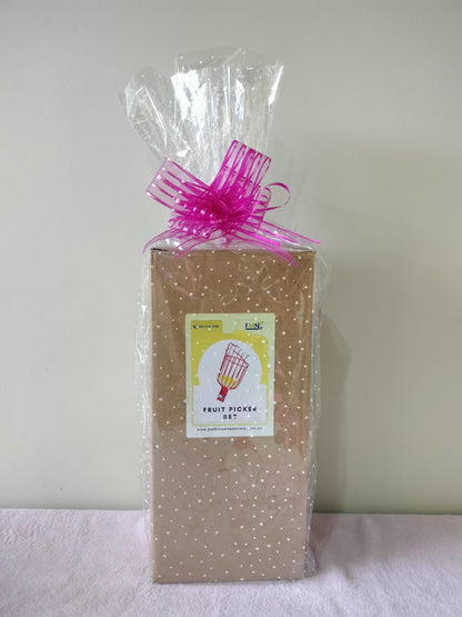 Fruit Picker Basket with Stainless Steel Stick